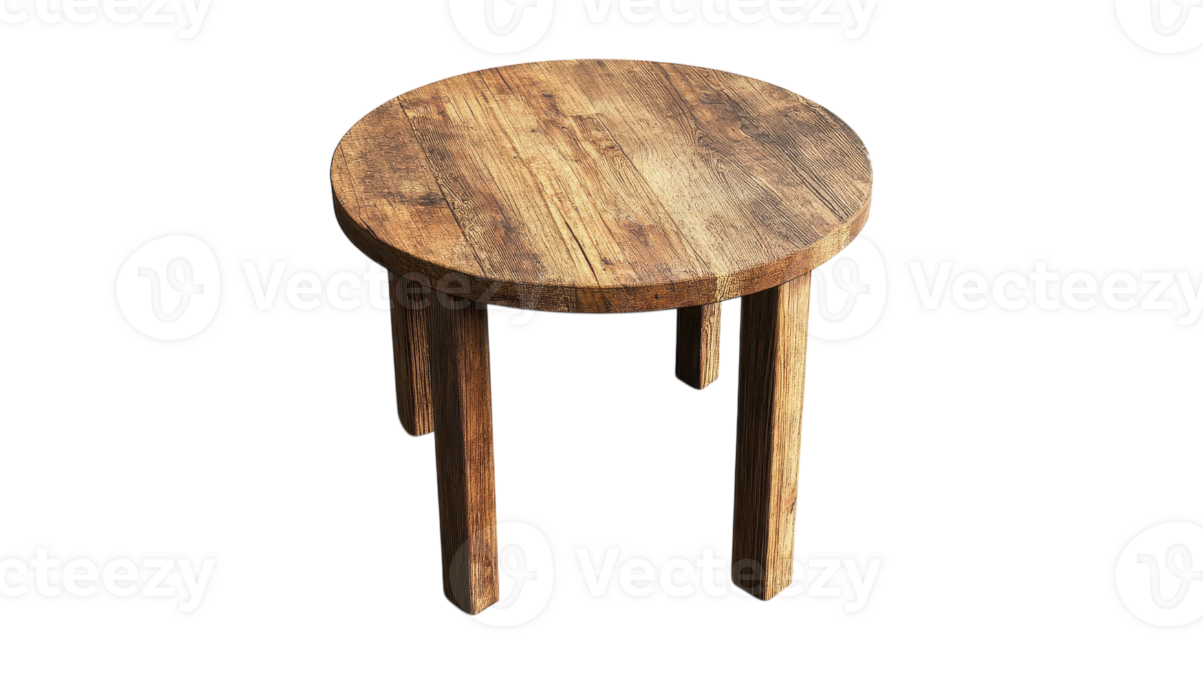 A Rustic Wooden Side Table Perfect for Adding Charm and Character to Any Room, Ideal for Living Spaces, Bedrooms, or Cozy Corners. png