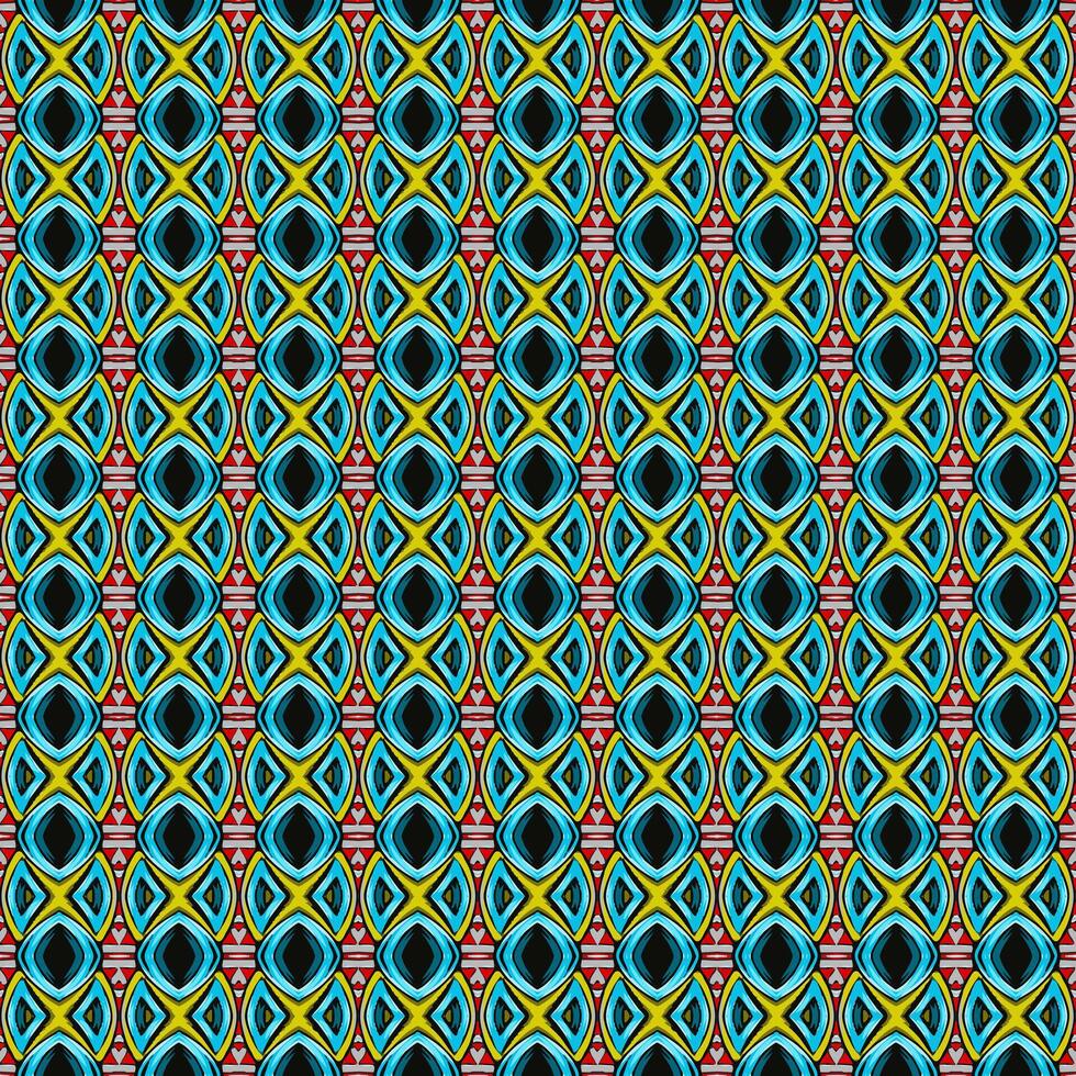 Multi color seamless abstract pattern. Background and backdrop. vector