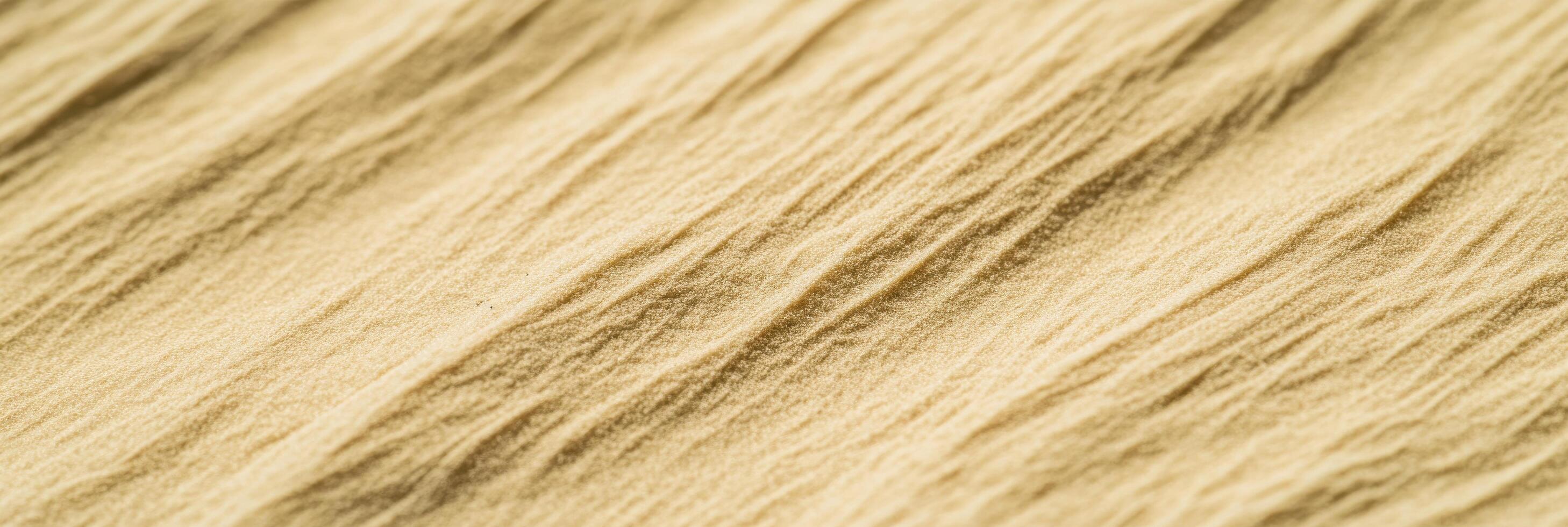 Close-up of textured beige fabric surface for material background concept photo