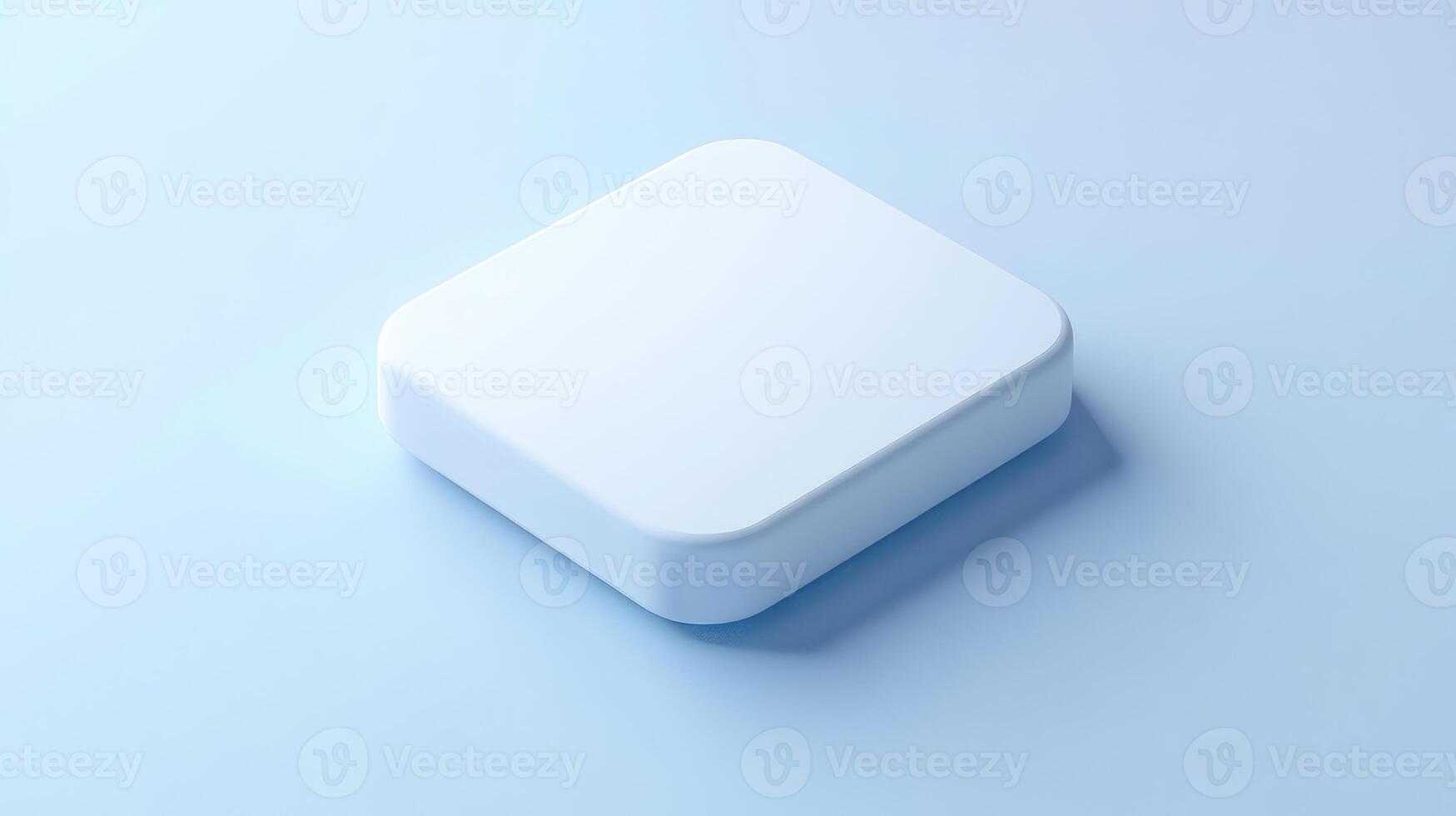 Minimalistic White Copy Icon on Clean Modern Backdrop photo