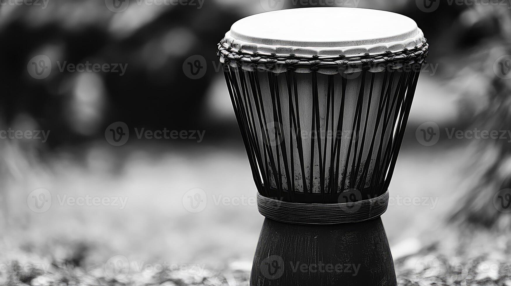 Modern Monochrome Drum Stylish Symbol with Unique Design photo