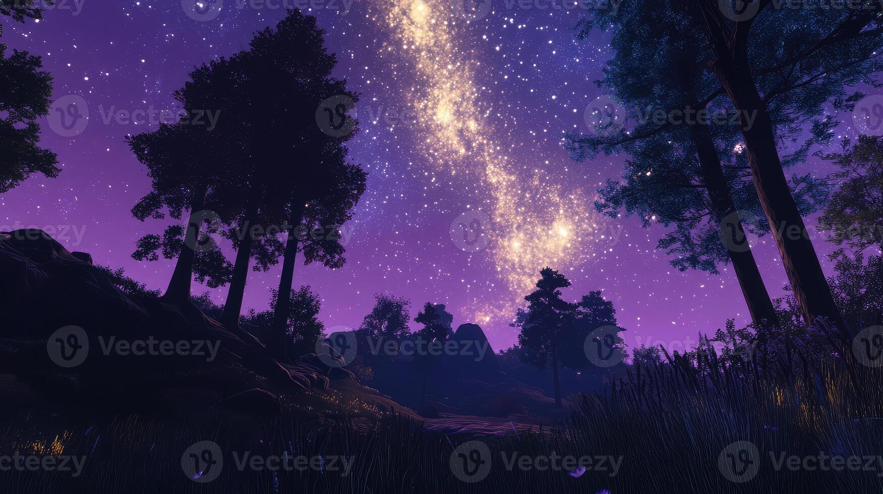 Starry Night A Celestial Canvas of Cosmic Splendor photo