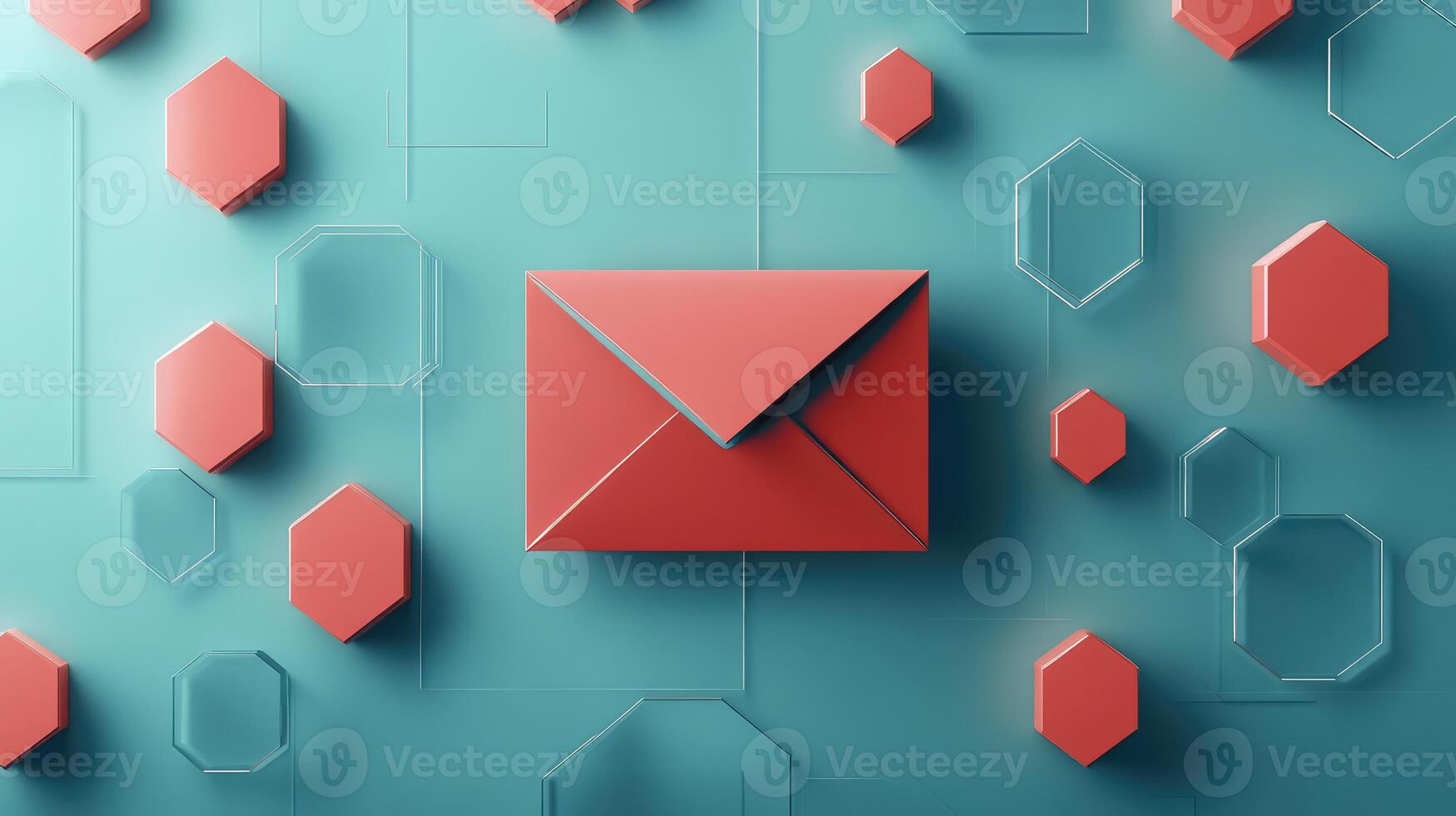 Envelopes Hexagons and Ruby Red Stockings A Dazzling Trio photo