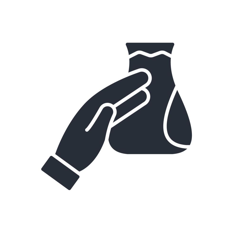 pottery icon. .Editable stroke.linear style sign for use web design,logo.Symbol illustration. vector