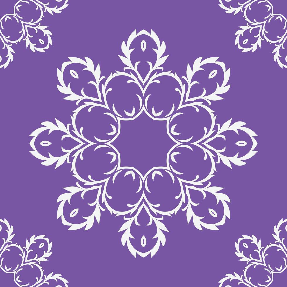 Damask Silk Geometric Pattern Geometric Islamic Pattern Folk Embroidery, Aztec Ornament Print. Design for Carpet, Wallpaper, Clothing, Wrapping, Fabric vector