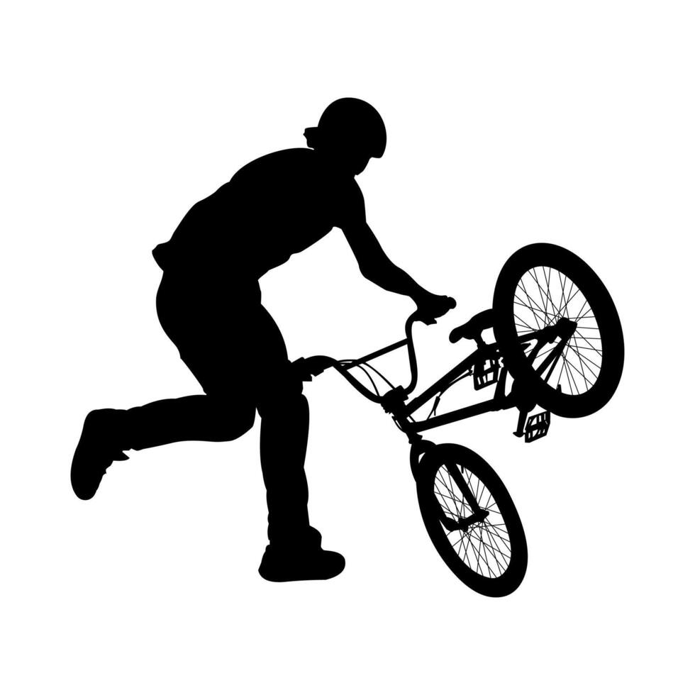 BMX design illustration, Creative BMX logo design concept template, symbols icons vector
