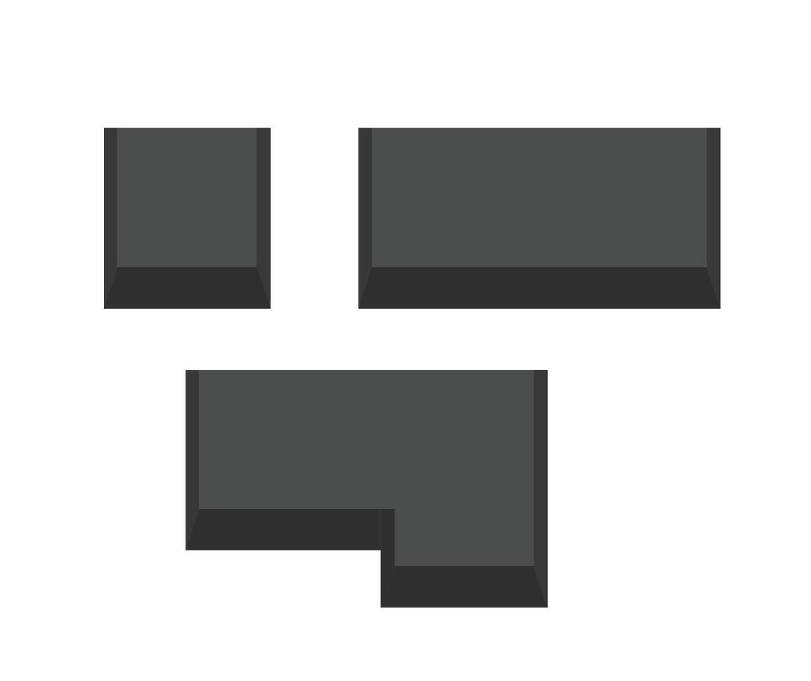 Icon element keyboard unique design with blank background vector