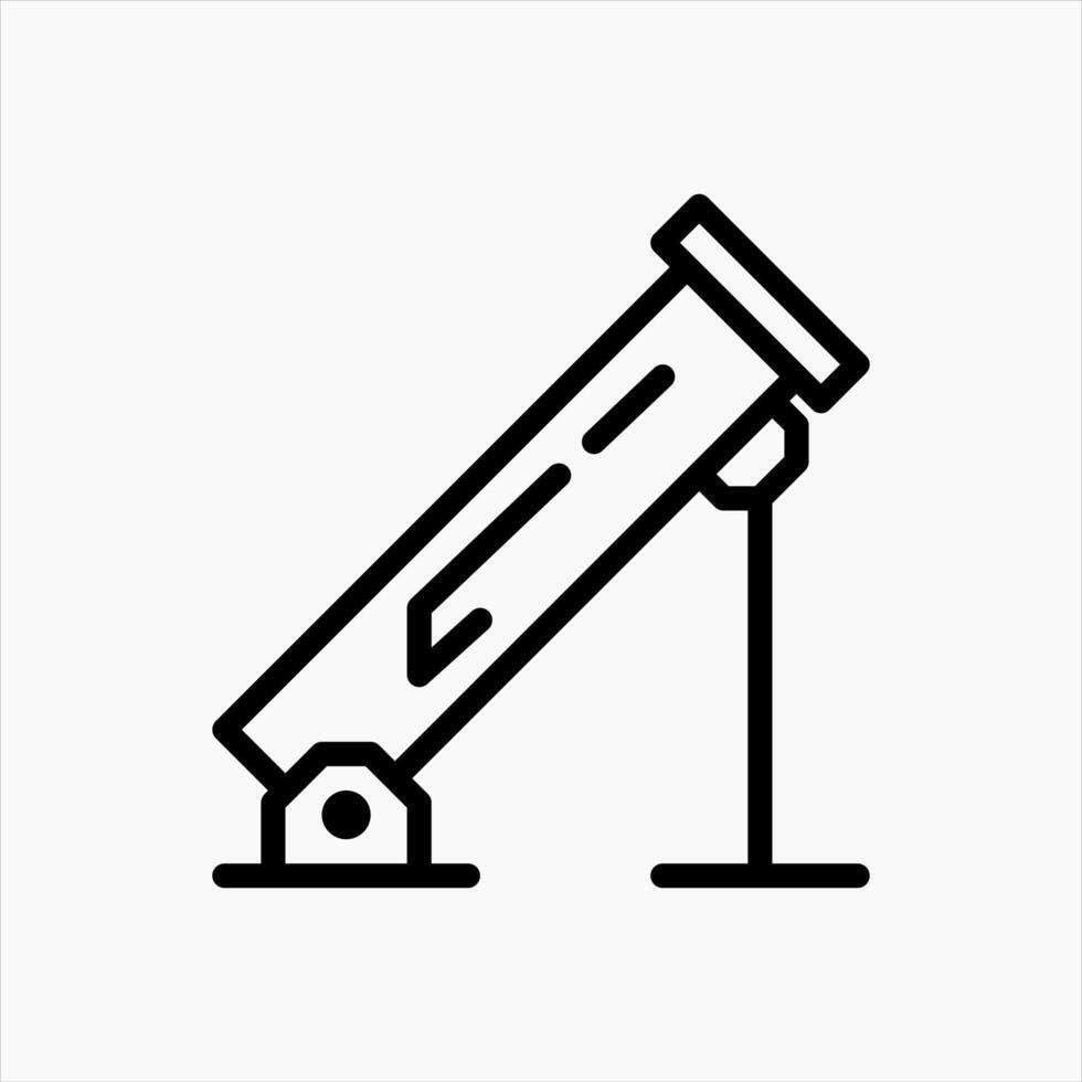 Design Illustration graphic of mortar icon with line style. Suitable for UI, mobile design, web design, etc. vector