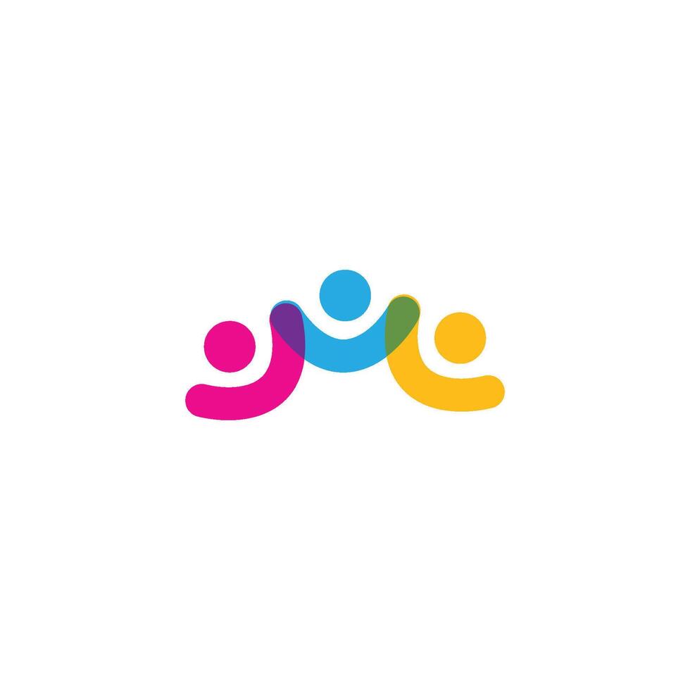 Community network logo and symbol vector