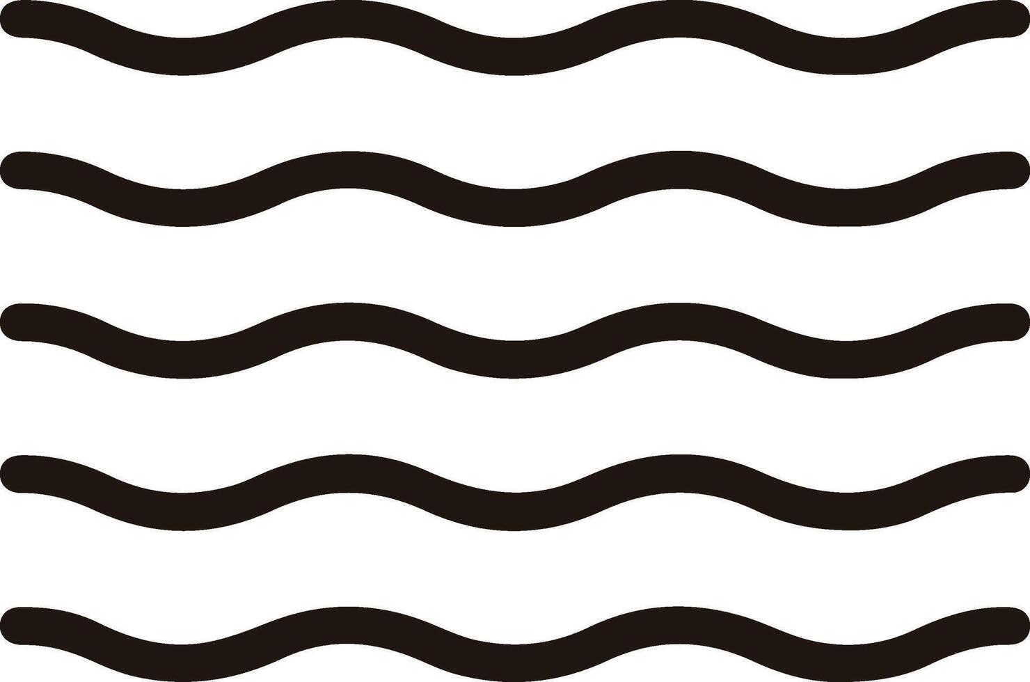 A black and white pattern with waves vector