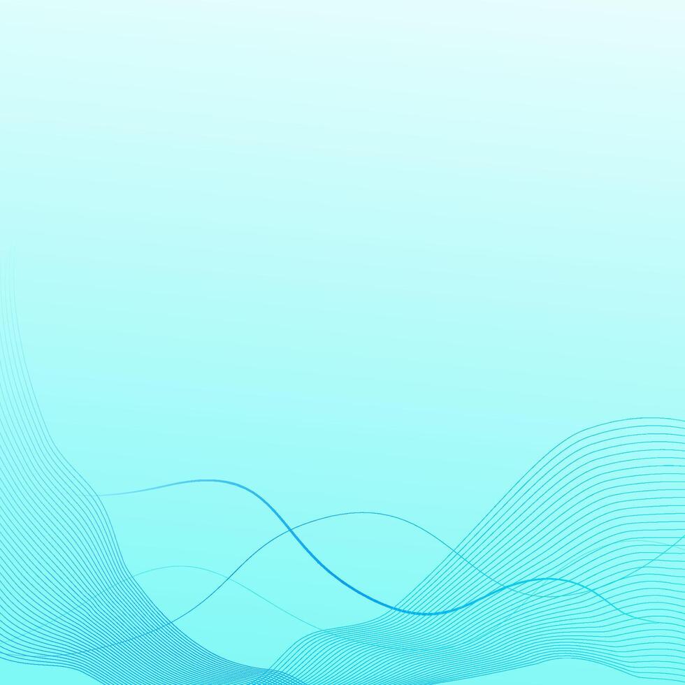 Abstract blue background with smooth lines for your design. vector