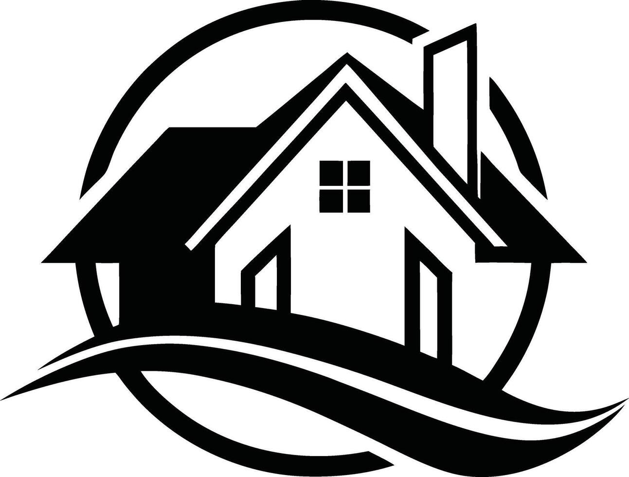 Real Estate Logo for Urban Properties vector