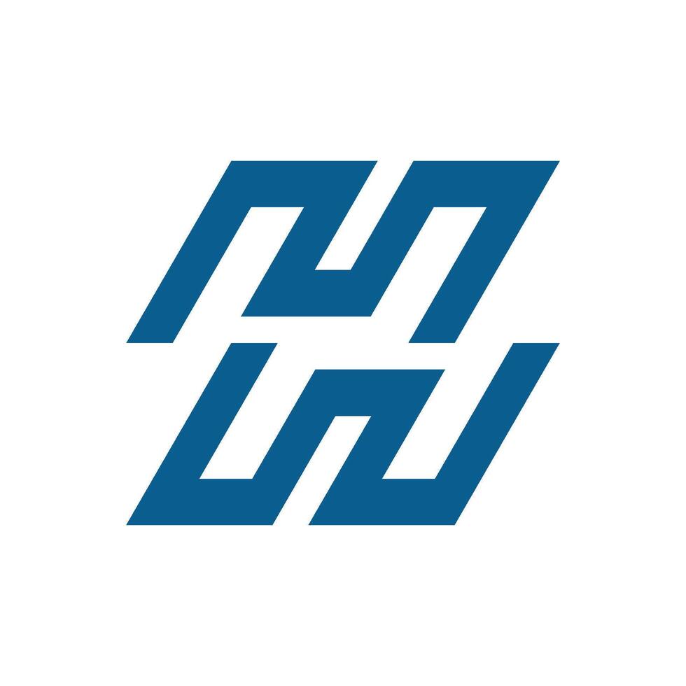 M H W Letter Logo Template Illustration Design. EPS 10. vector