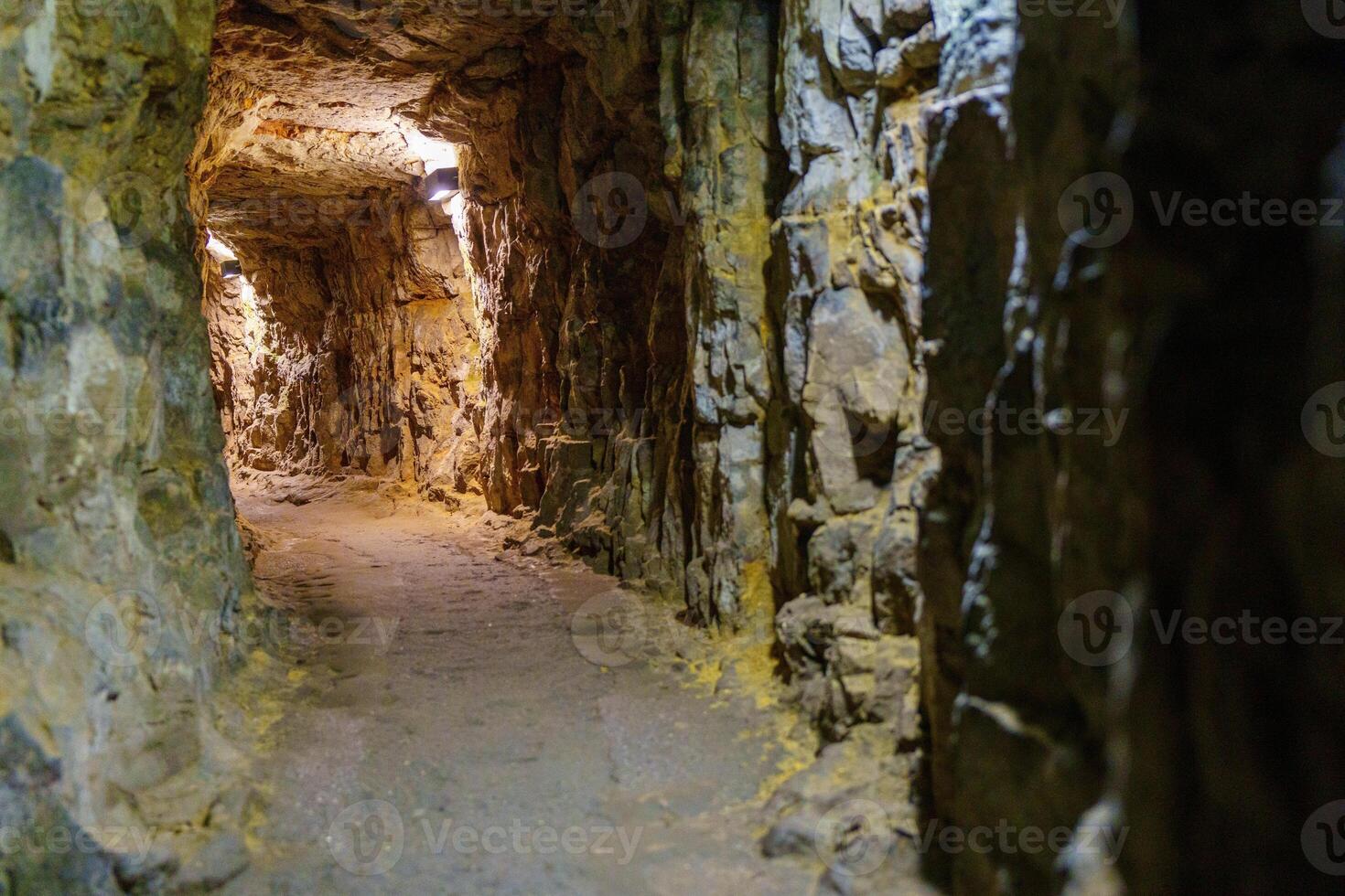 Exploring the Long Winding Dark Mysterious Underground Mine Tunnel Adventure Awaits You Inside photo