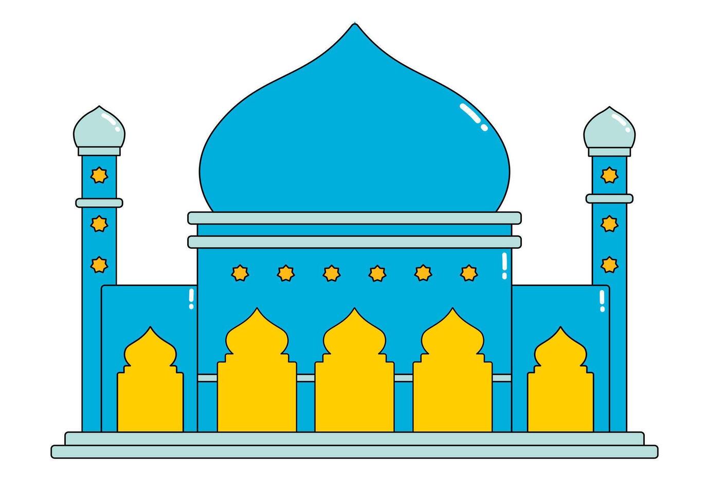 Symbol of Faith, Mosque Artwork vector