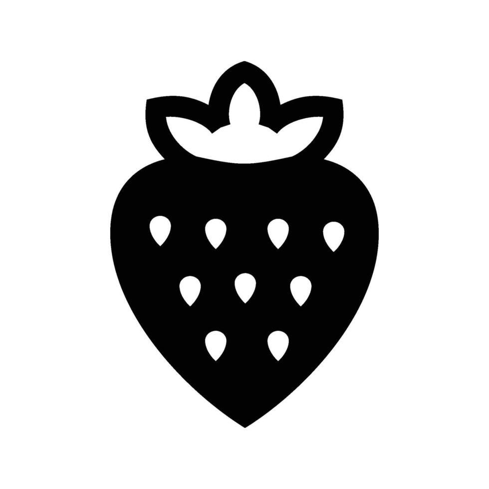 strawberry icon design template in background vector
