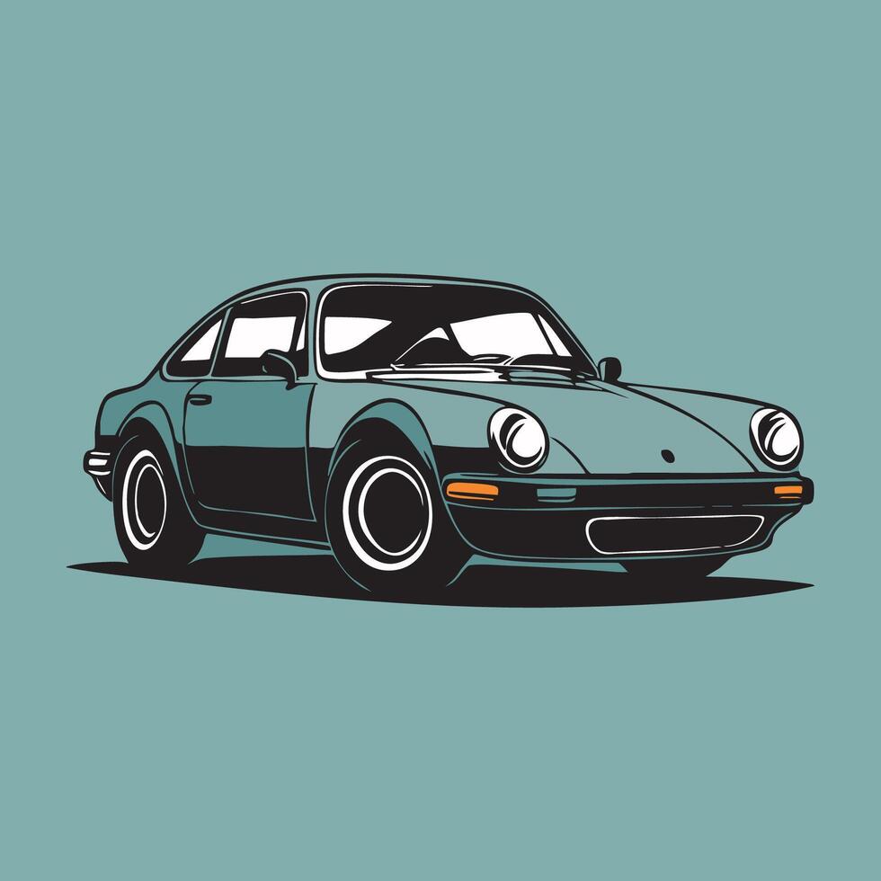 The Classic Car Elegance vector