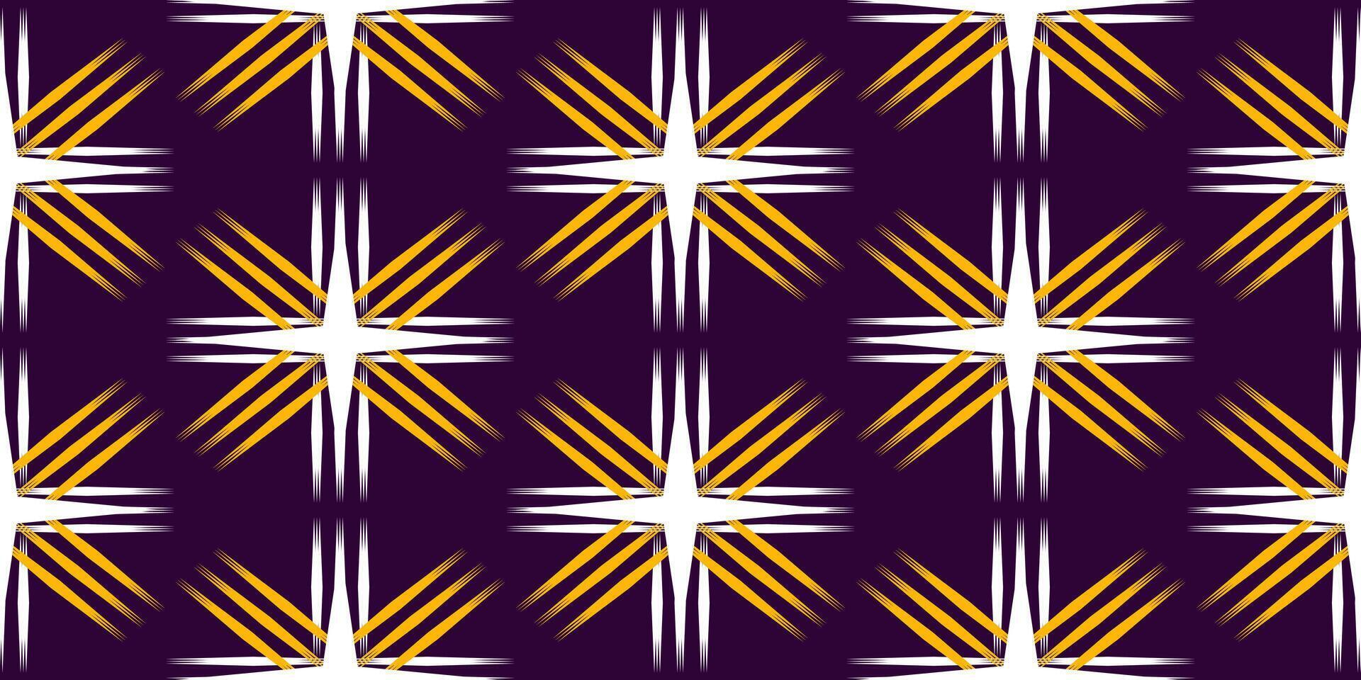 Seamless pattern, traditional ethnic pattern on purple background vector