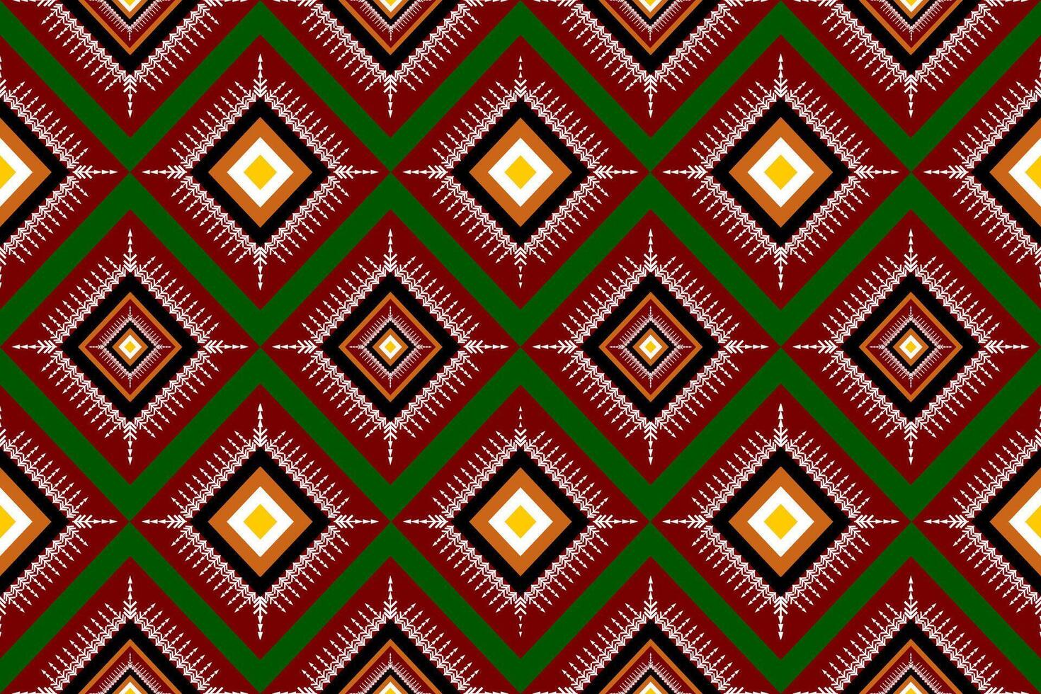 ethnic geometric pattern design for background vector