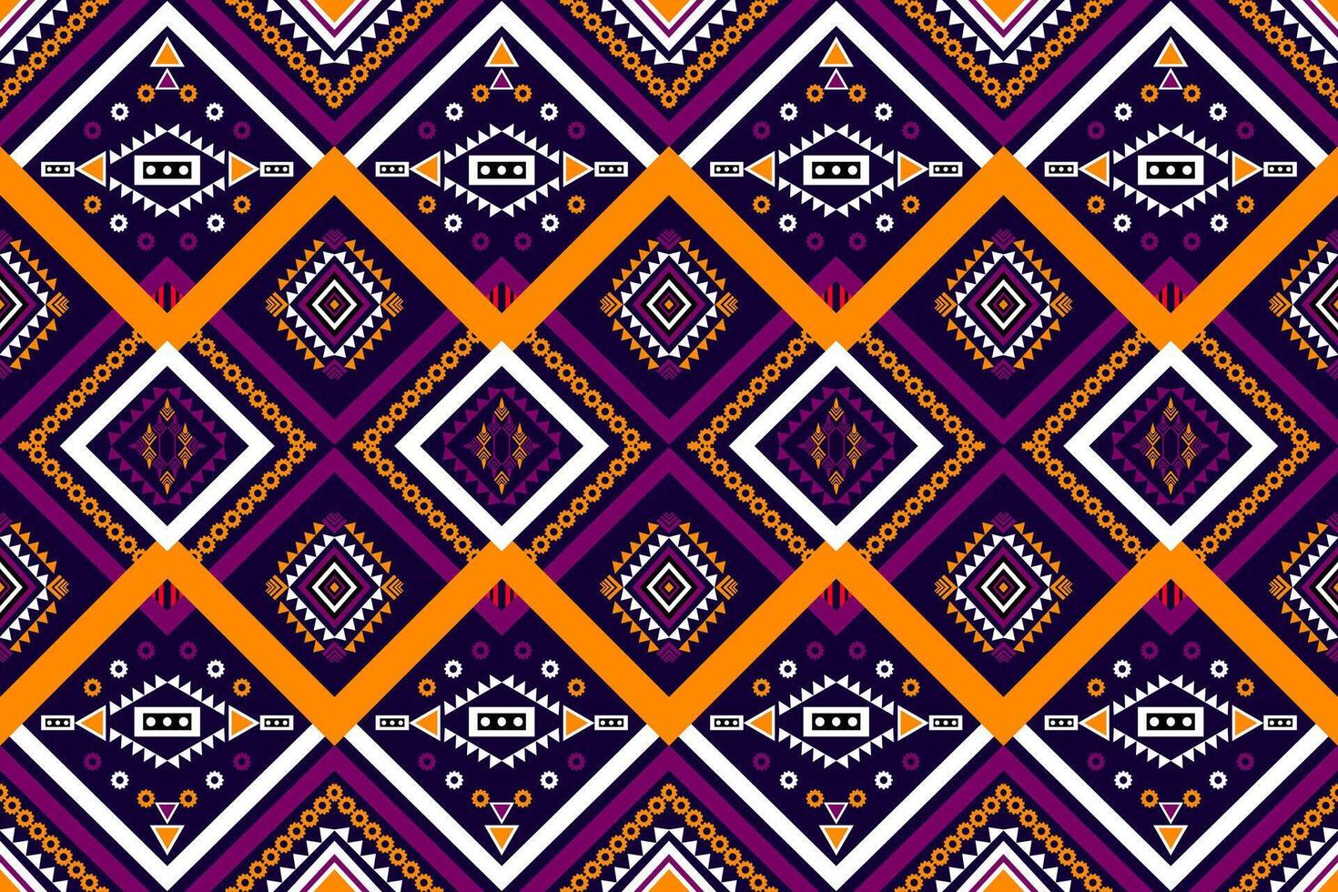 ethnic geometric pattern design vector