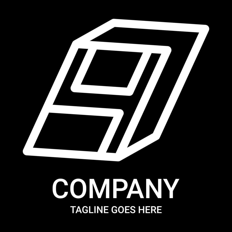 Make your logo stand out with a sleek, clean and simple look. Abstract outline number 4 logo. This design is perfect for companies, sports teams, gamers or t-shirts. vector