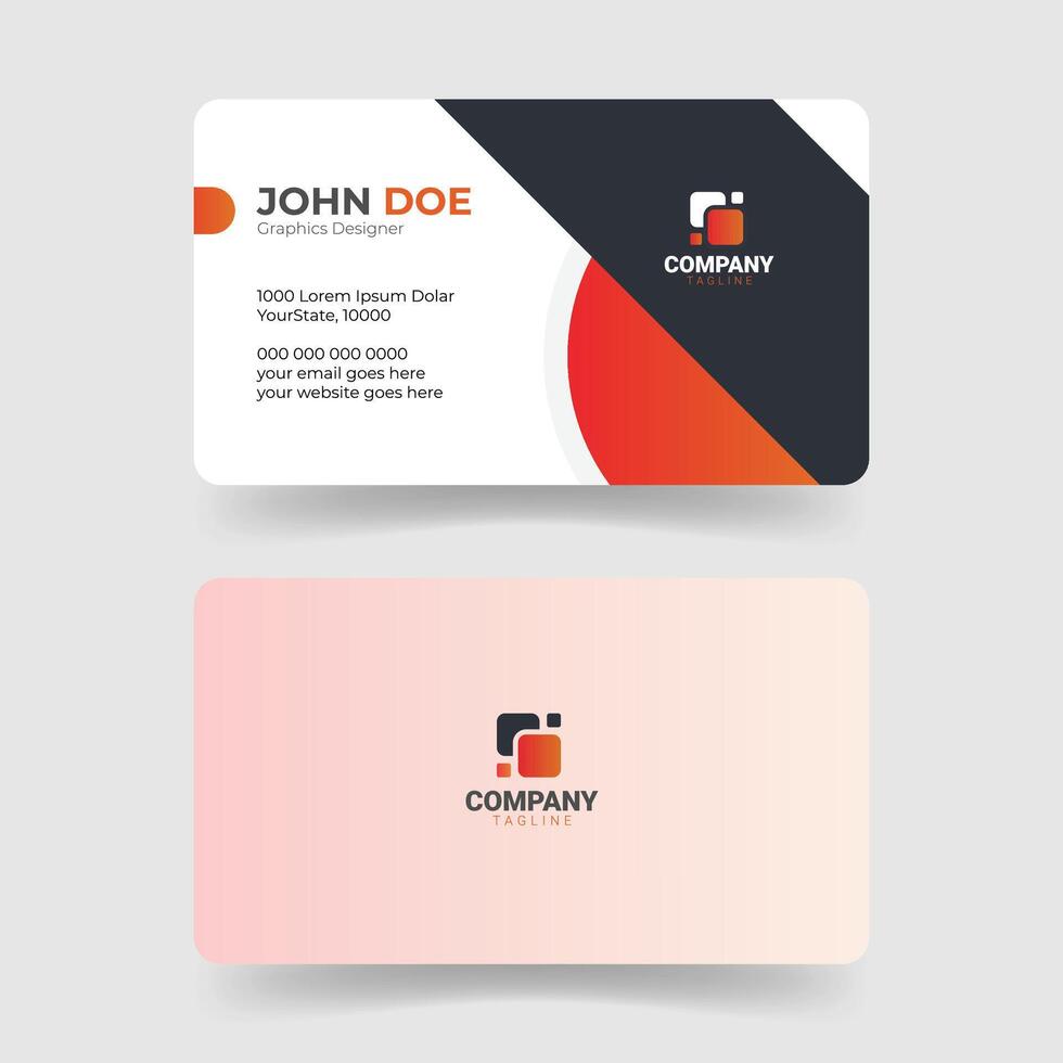 Elegant Business Card Template Design vector
