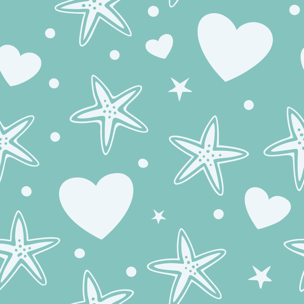 Playful heart and star icons on muted pastel background digital graphic design fun and whimsical creative aesthetic vector