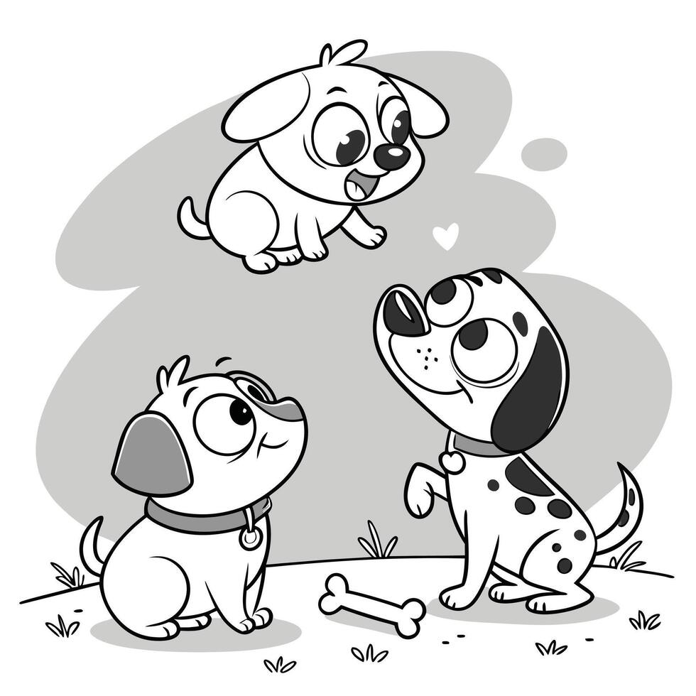 A cute little dog taking a bubble bath with his paws up on bubble the rim of the tub vector