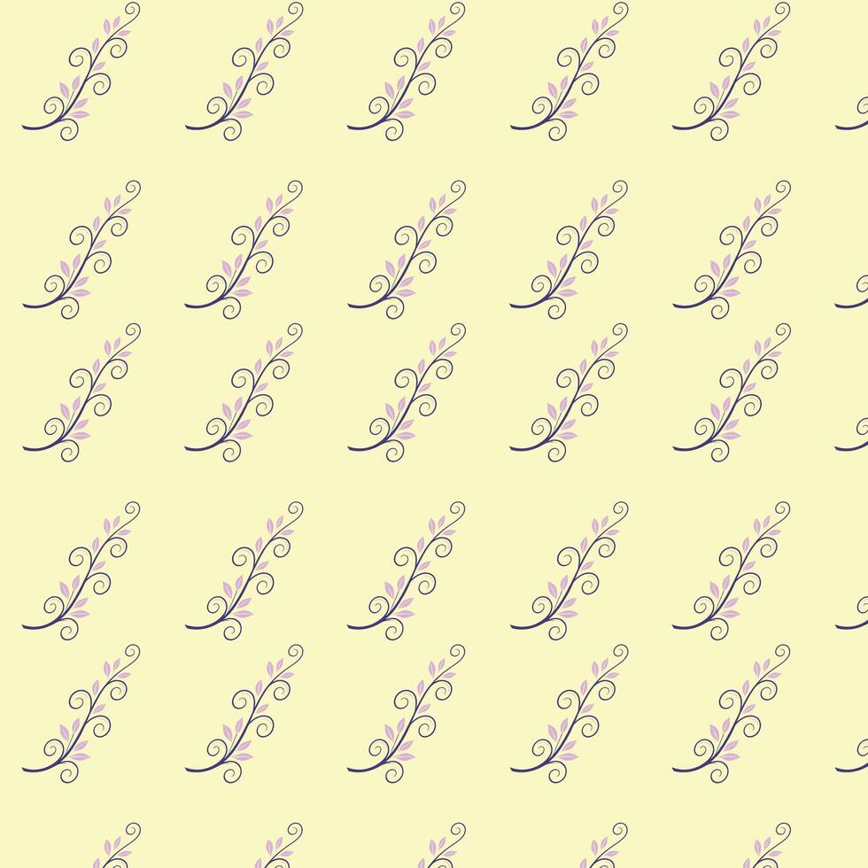 Elegant Abstract Floral Pattern Design Illustration. vector
