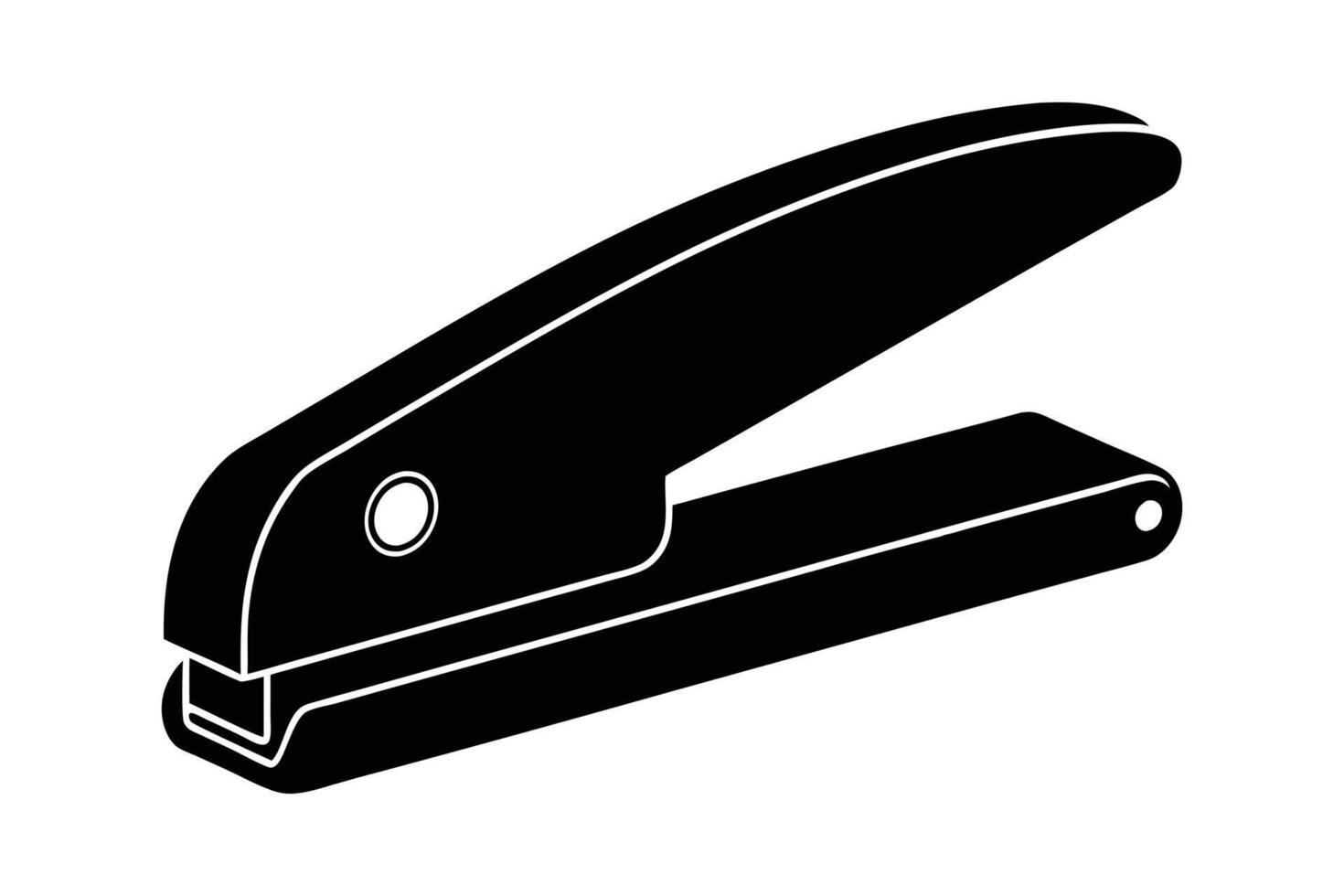 Stapler silhouette style art design vector