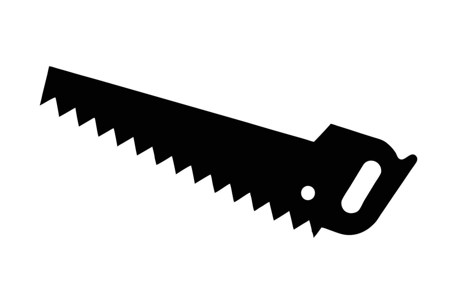 Rip Saw silhouette style design vector
