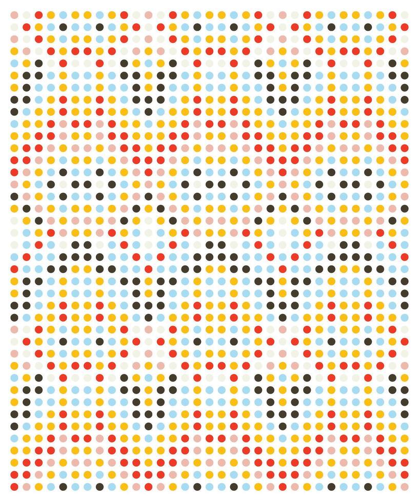Abstract pattern of colored dots creating a gradient, possibly pixelated image. vector