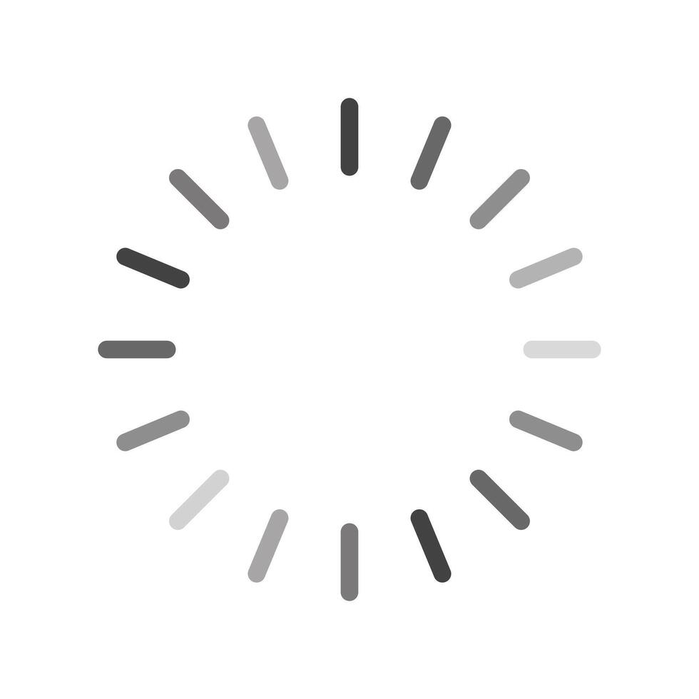 simple loading icon flat on white background vector