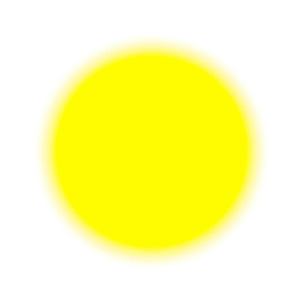 yellow circle blurred sun Feeling sunny and bright today summer collection features this cheerful sun design vector