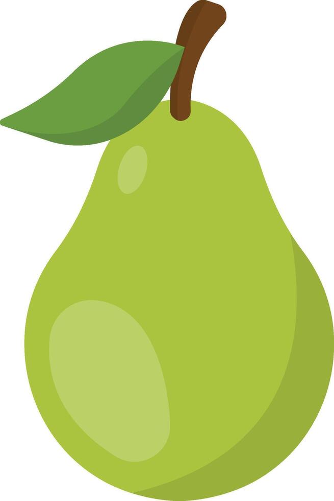 Pear Fruit Cartoon Ilustration Design vector