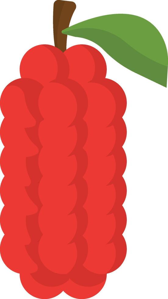 Mulberry Fruit Cartoon Ilustration Design vector