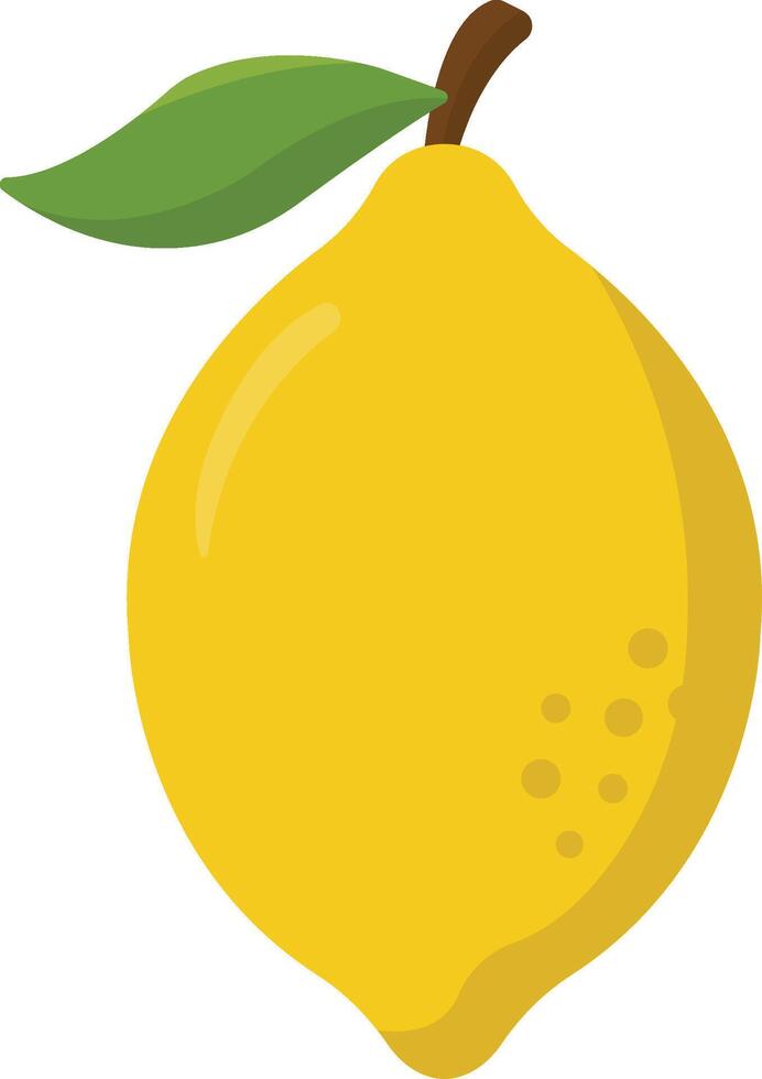 Lemon Fruit Cartoon Ilustration Design vector