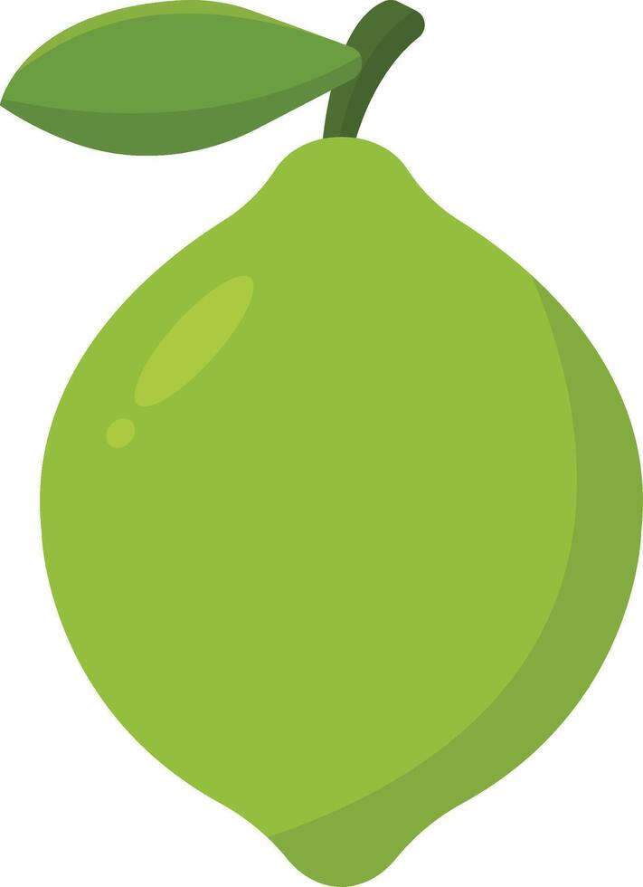 Lime Fruit Cartoon Ilustration Design vector