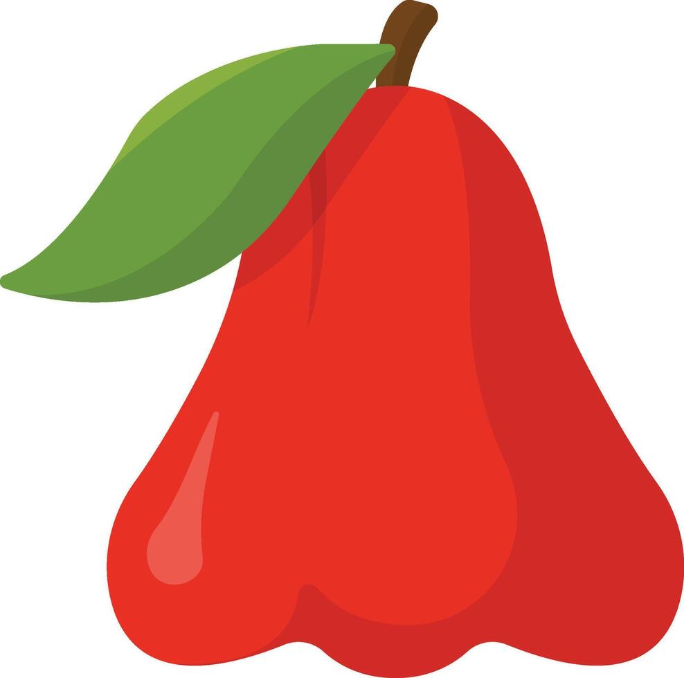 Loseapple Fruit Cartoon Ilustration Design vector