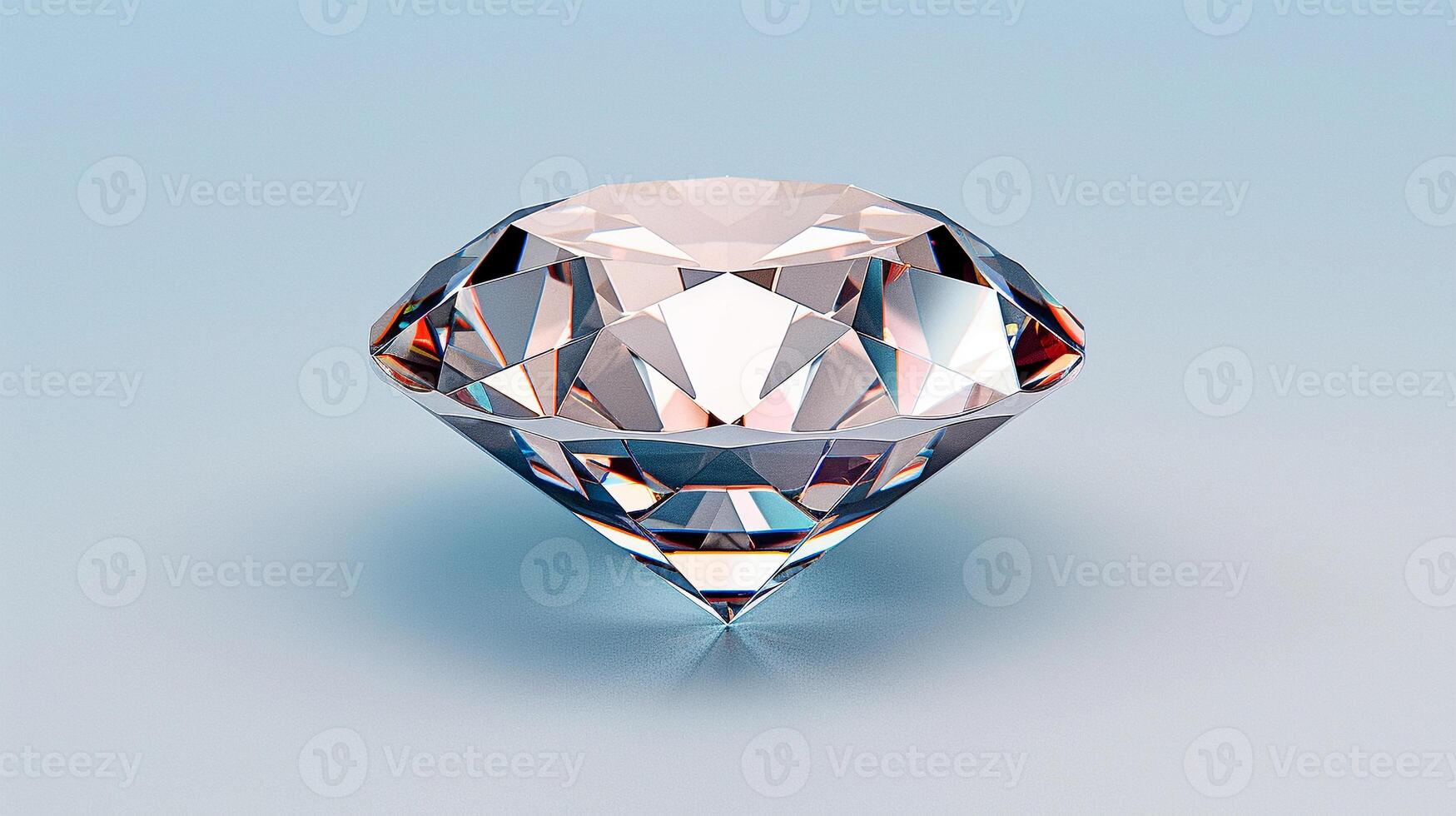 Exquisite Clear Diamond with Radiant Shine photo