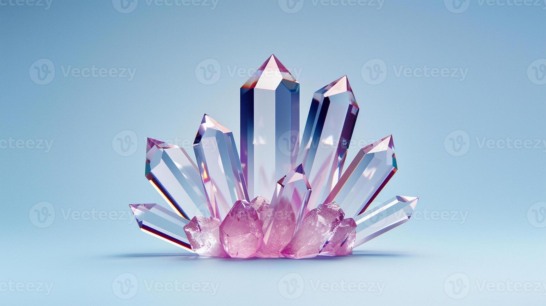 Iridescent Crystal Points on Lavender Backdrop - A Symbol of Elegance.jpg photo