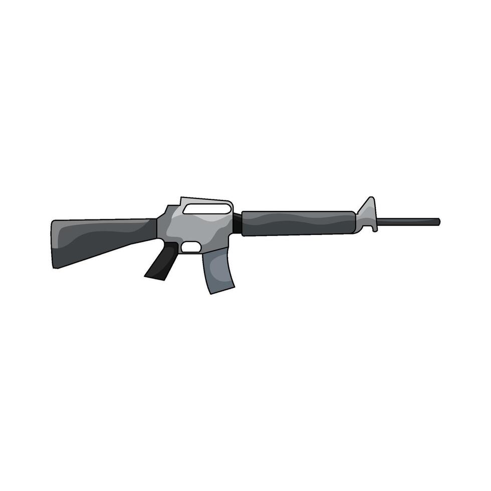 illustration of Sniper Rifle vector