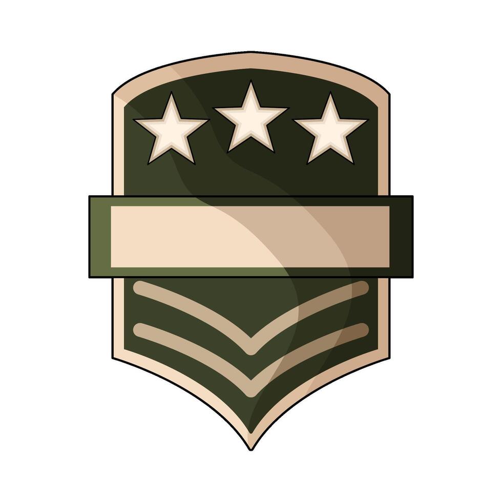 illustration of Military Badge vector