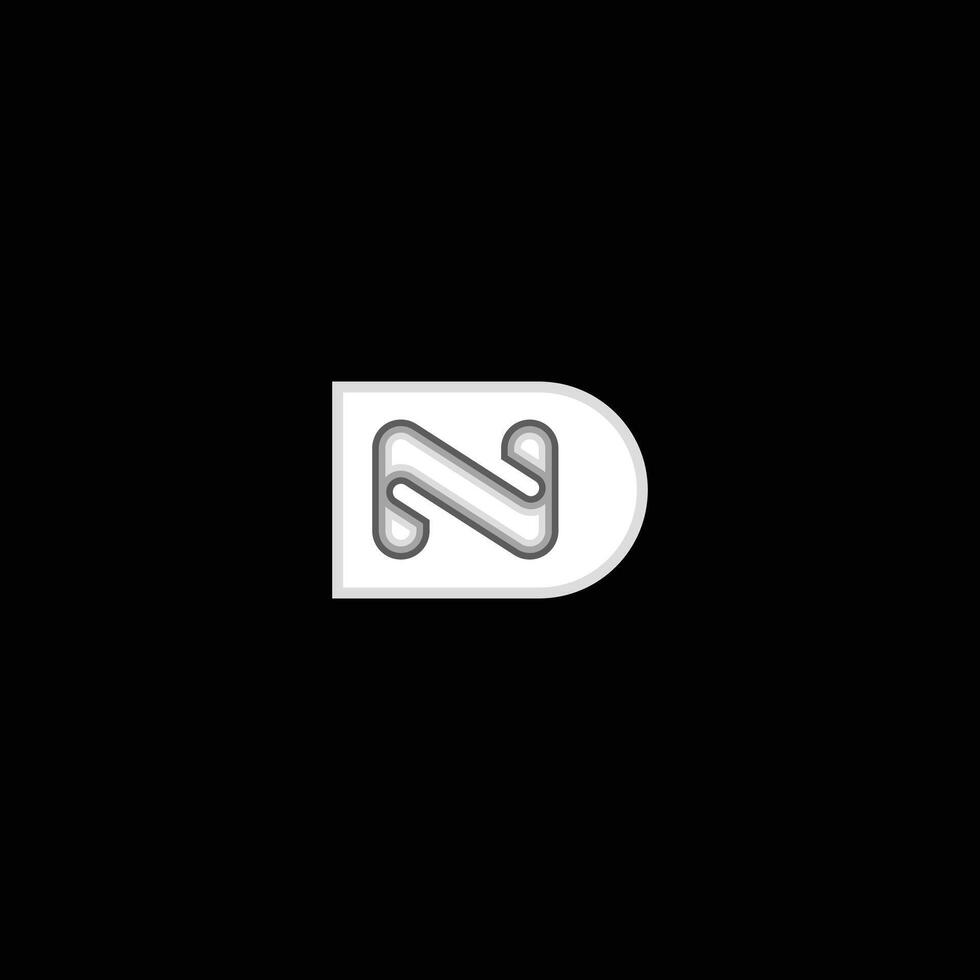 ND DN Logo Design for Premium Branding Projects vector