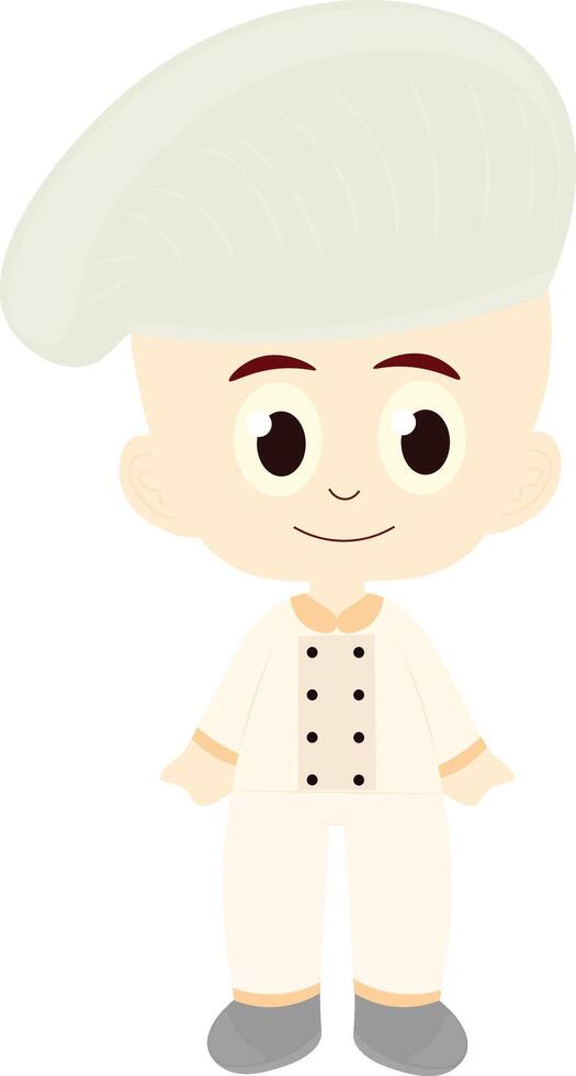 Chef cartoon character vector