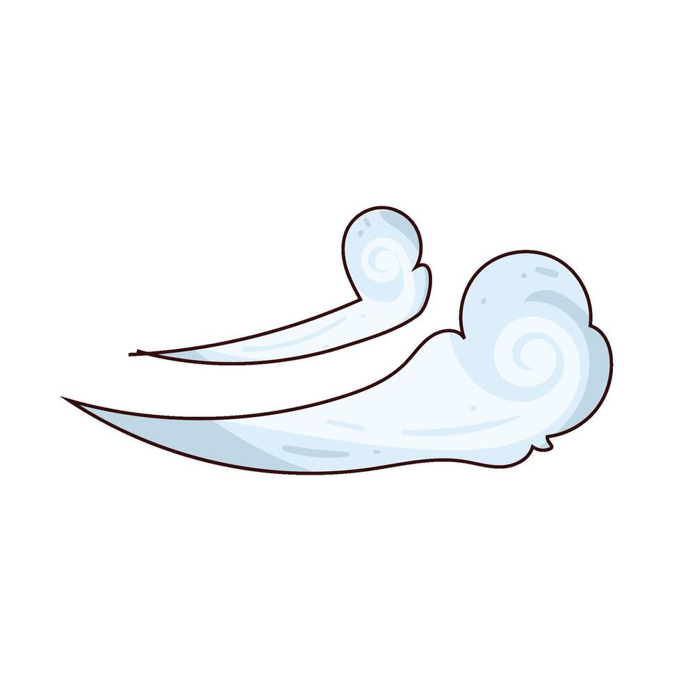 illustration of windy vector