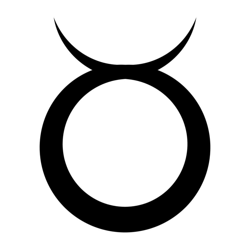 Taurus Zodiac Symbol, Taurus zodiac horoscope astrology sign vector