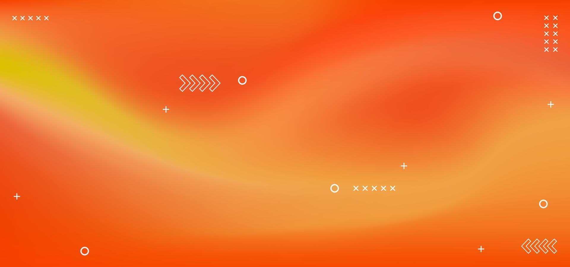 A gradient background with a lot of dots and arrows. The background is orange and the dots vector