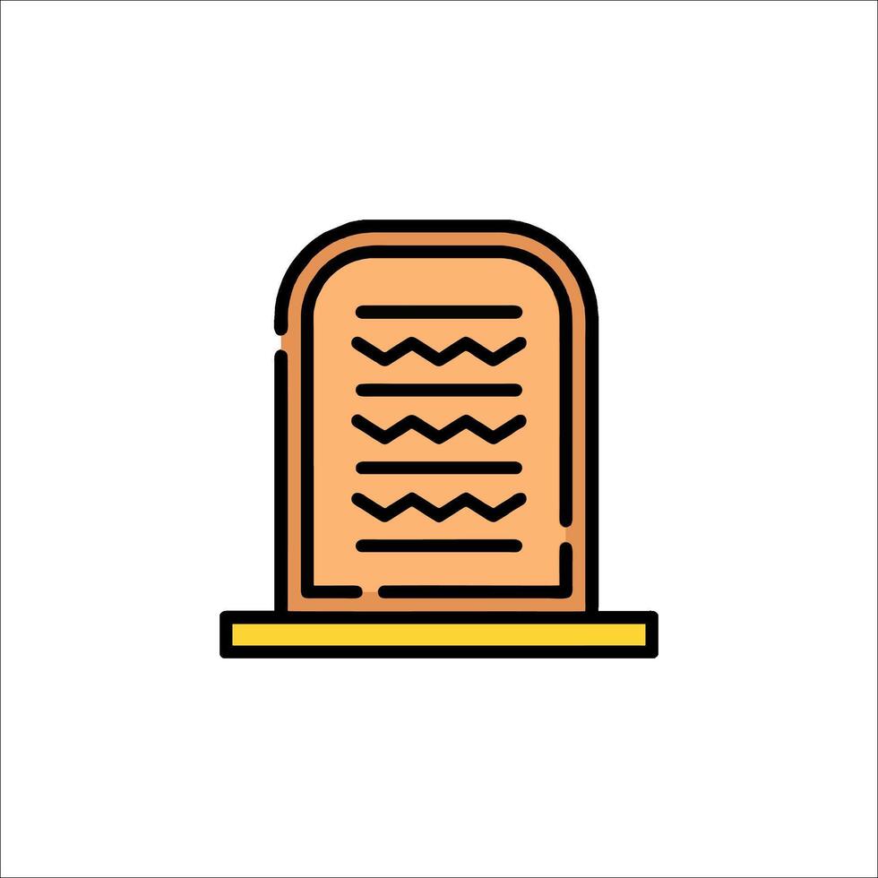 The torah icon, a symbol of the jewish religion vector