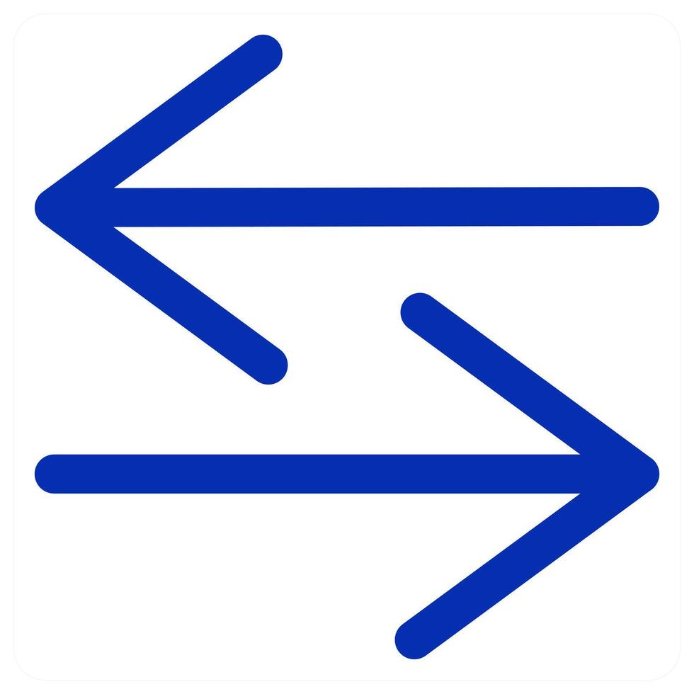 Opposite Arrows icon vector